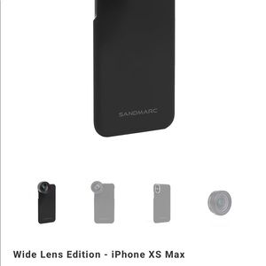 Sandmarc iPhone XS Max case and lens